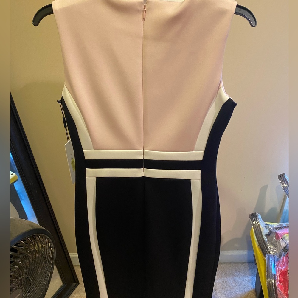 NWT Calvin Klein Color-block Dress - Picture 6 of 6